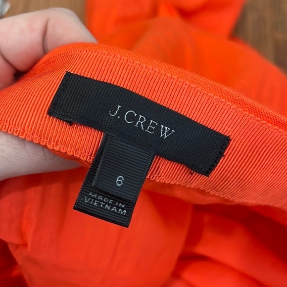 J. Crew Orange Mini Skirt - Picture 3 of 13